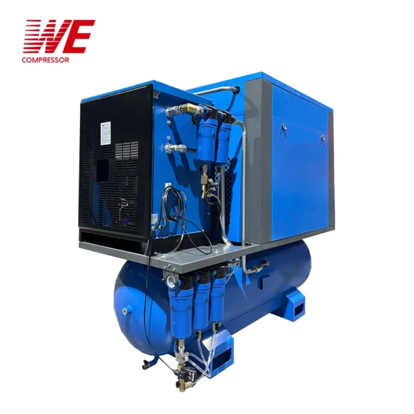 Integrated Screw air Compressor with air Dryer 22kw 30hp 4 in 1 air Compressor - Image 5