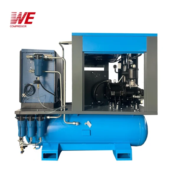 Professional Manufacturer Screw Air Compressor 10 Bar All-In-One 22 Kw 30HP 4-In-1 Screw Compressor Combo - Image 4