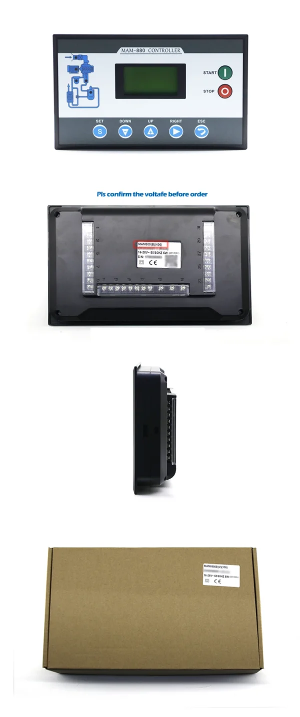 Screw Compressor Control Panel MAM 880 Display Universal Main Controller - Image 6