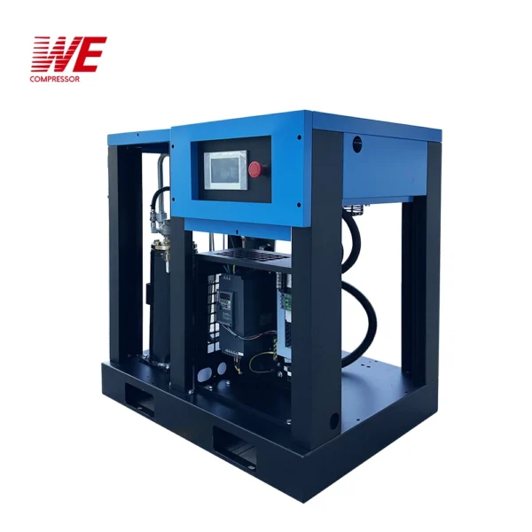 7.5kW 10Hp 10Bar Permanent Magnet VSD Variable Speed Rotary Industrial Screw Air Compressor for Sale - Image 4
