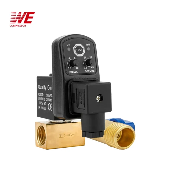 OPT-A OPT-B Series Manufacturers Timed Electronic Automatic Water Drain Solenoid Valve Pneumatic for Air Compressor - Image 2