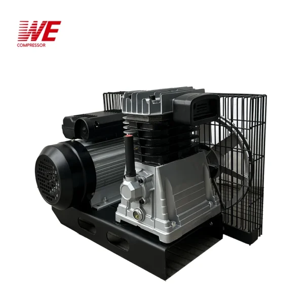 2055 Low Noise Belt Driven Base Plate Air Compressor - Image 2