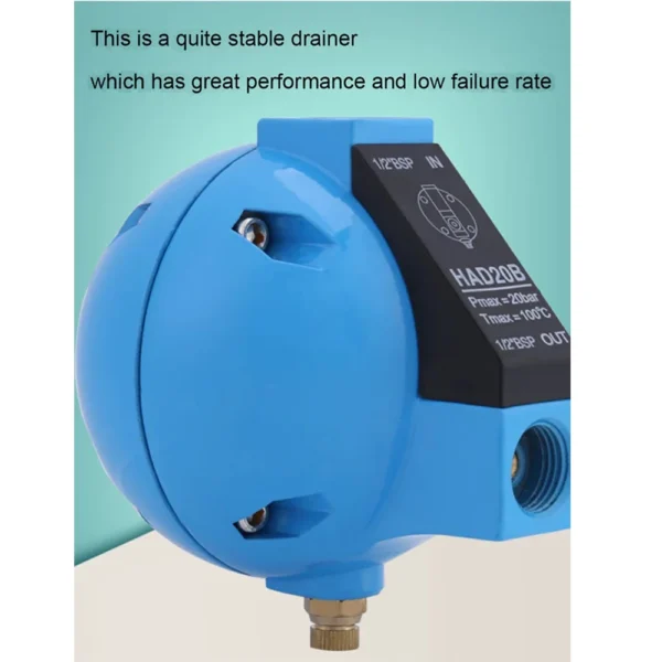 HAD20B Type Floating Ball Condensate Auto Drain for air Compressor - Image 6