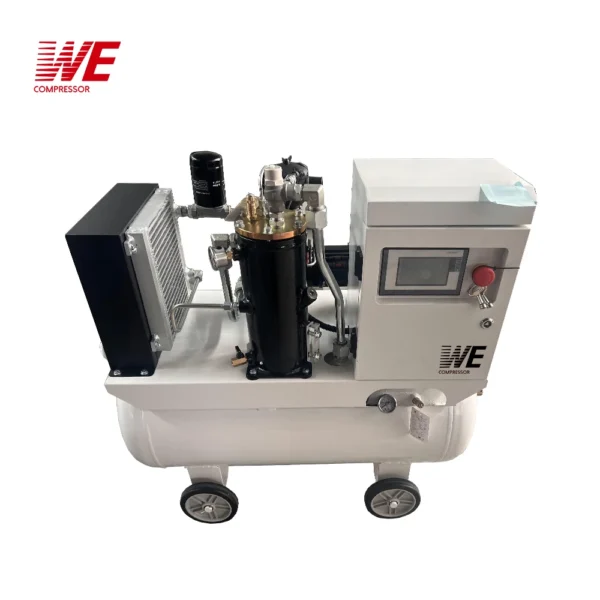 Combined 2-in-1 220V 50HZ 4kW/5HP Constant Frequency Portable Screw Air Compressor with PM Motor - Image 2