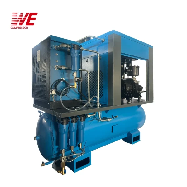 15KW 20HP Variable Frequency Screw air Compressor 4 in 1 Type Compressor - Image 3