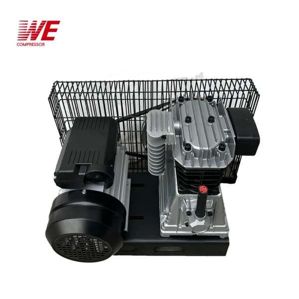 2055 Low Noise Belt Driven Base Plate Air Compressor - Image 3