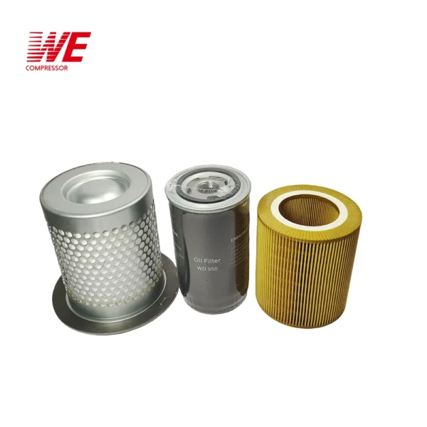 Air Filter Oil Filter Oil Separator Maintenance Kit for 20HP Screw Air Compressor - Image 2