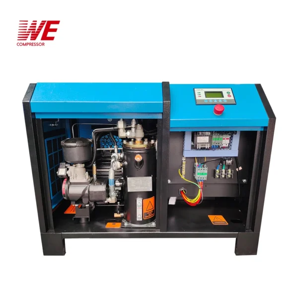 4kw 5.5HP 7/8/10 Bar Mini Mobile Rotary Screw air Compressor - Image 2