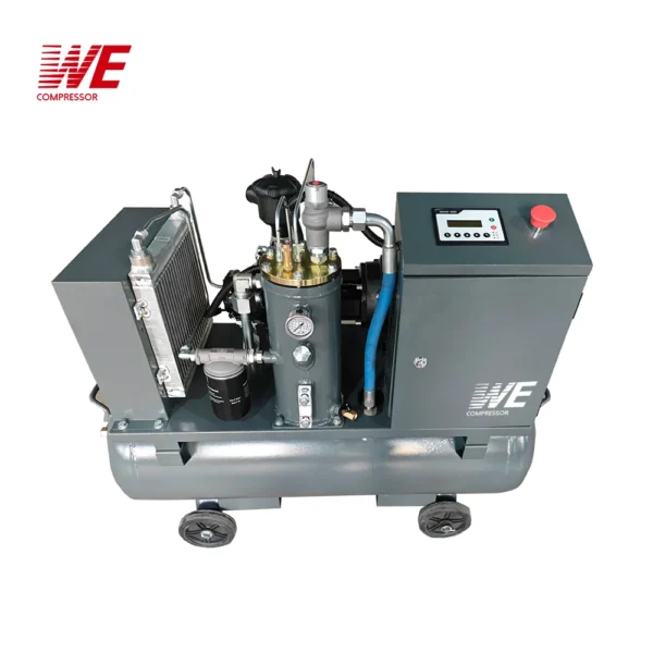 Combined 2-in-1 220V 50HZ 4kW/5HP Constant Frequency Portable Screw Air Compressor with PM Motor - Image 4
