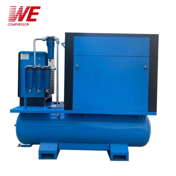 4-In-1 Slient Industrial Air Compressor 15KW Intergrated Fixed Speed Screw Air Compressor - Image 4