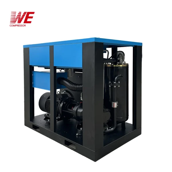 Low Noise Industrial High Efficiency Electric 75hp Rotary VSD Screw Type Air Compressor for Industrial - Image 4