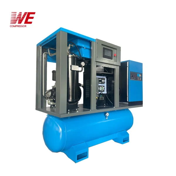 Integrated Screw air Compressor with air Dryer 22kw 30hp 4 in 1 air Compressor - Image 6