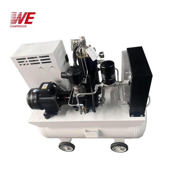 Combined 2-in-1 220V 50HZ 4kW/5HP Constant Frequency Portable Screw Air Compressor with PM Motor - Image 3