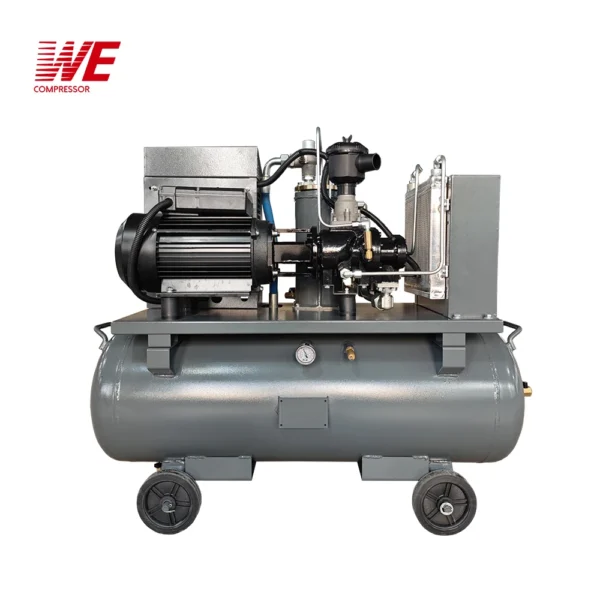 Combined 2-in-1 220V 50HZ 4kW/5HP Constant Frequency Portable Screw Air Compressor with PM Motor - Image 6