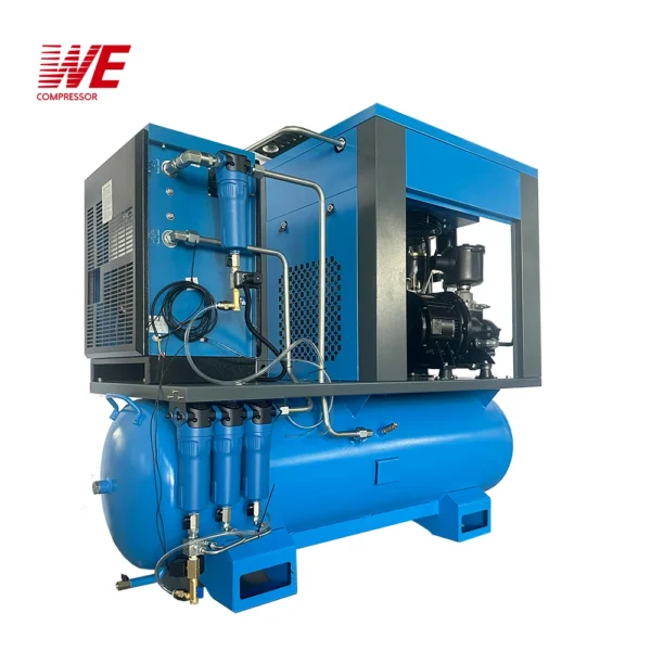 20HP 15KW High Energy Integrated Air Tank Dryer All in One Air Compressor - Image 5