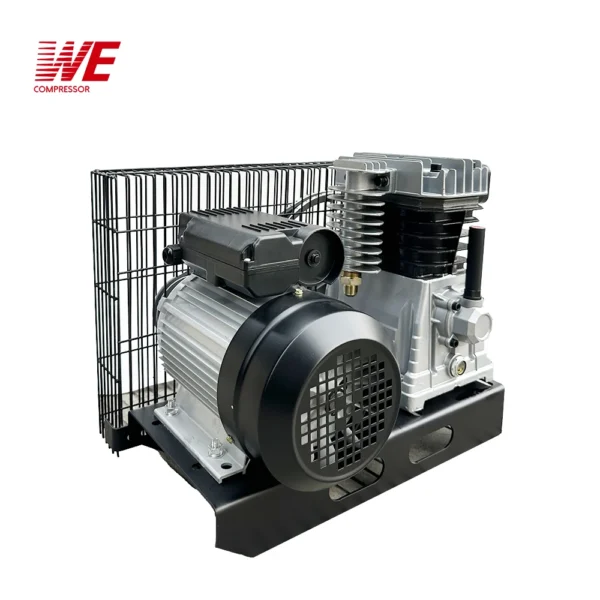 2070 Base Mounted Compressor Base Plate Piston Belt Driven Panel Electric air Compressor Without tank - Image 3