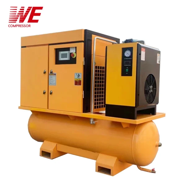 4-In-1 Slient Industrial Air Compressor 15KW Intergrated Fixed Speed Screw Air Compressor - Image 6