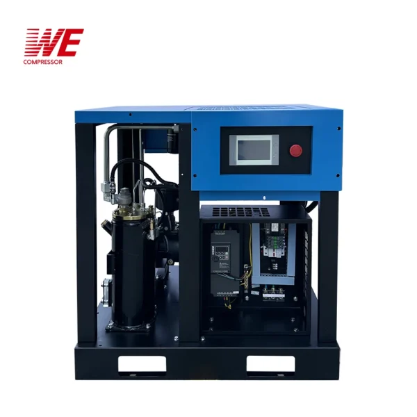 7.5kW 10Hp 10Bar Permanent Magnet VSD Variable Speed Rotary Industrial Screw Air Compressor for Sale - Image 2