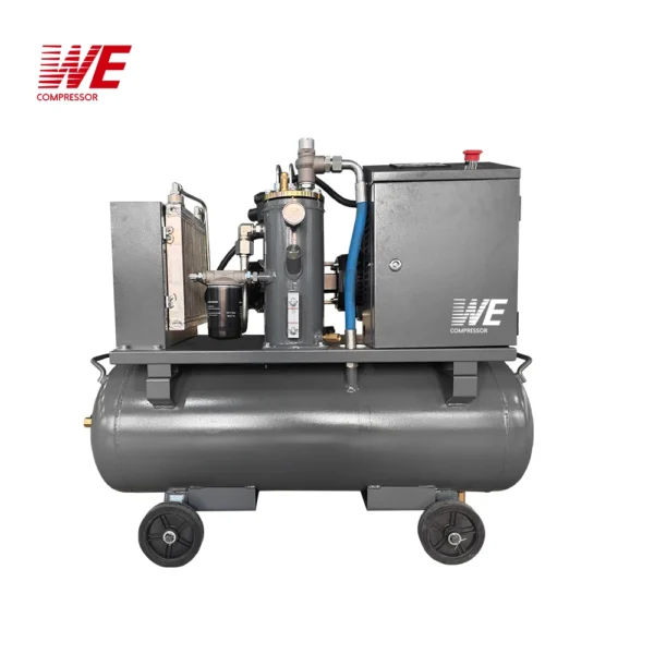 Combined 2-in-1 220V 50HZ 4kW/5HP Constant Frequency Portable Screw Air Compressor with PM Motor - Image 5