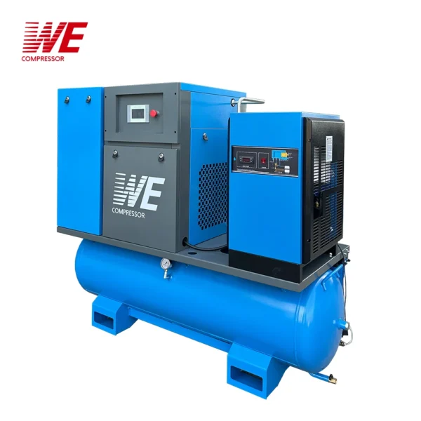 20HP 15KW High Energy Integrated Air Tank Dryer All in One Air Compressor - Image 2