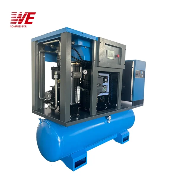 15KW 20HP Screw air Compressor 10 bar 12 bar 16 bar 20bar All in One Integrated Screw air Compressor - Image 6
