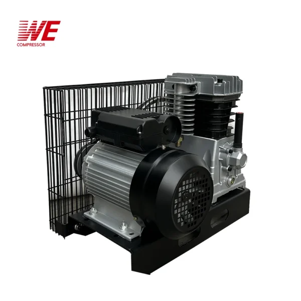 2055 Low Noise Belt Driven Base Plate Air Compressor - Image 4