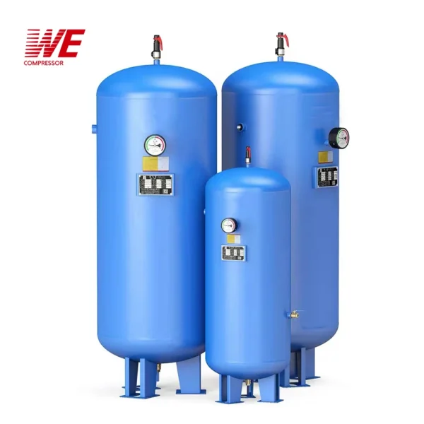 8bar to 40bar Compressed Air Tank 300l 600l 1000l 1500l Vertical Gas Tank Air Storage Tank for Air Compressor