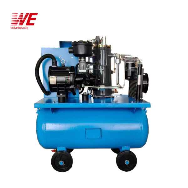 Variable Speed Rotary Screw Air Compressor 2 IN 1 Single Phase 4KW 17CFM 220V Power Supply