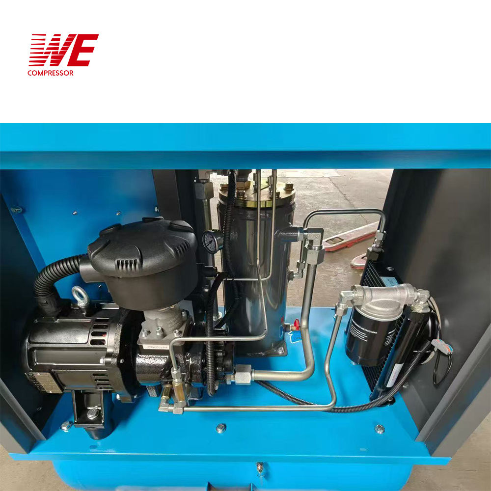 Variable Speed Rotary Screw Air Compressor 2 IN 1 Single Phase 4KW 17CFM 220V Power Supply - Image 6