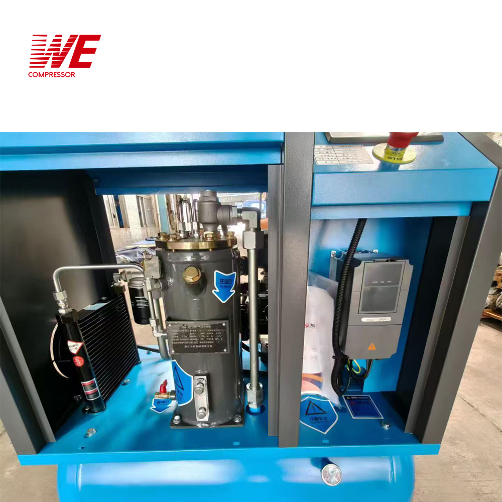 Variable Speed Rotary Screw Air Compressor 2 IN 1 Single Phase 4KW 17CFM 220V Power Supply - Image 5