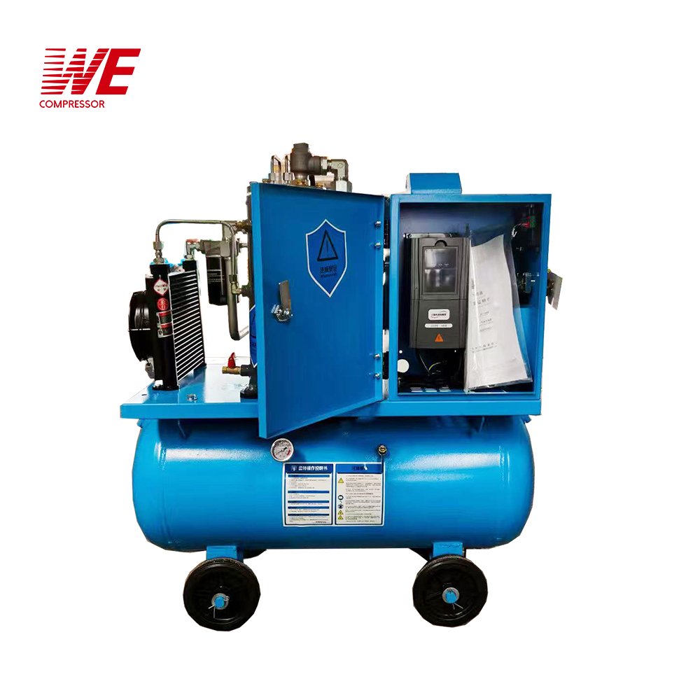 Variable Speed Rotary Screw Air Compressor 2 IN 1 Single Phase 4KW 17CFM 220V Power Supply - Image 2