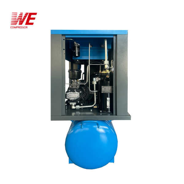 Quiet Efficient Rotary Screw Technology 7.5KW Variable Speed All In One Screw Air Compressor
