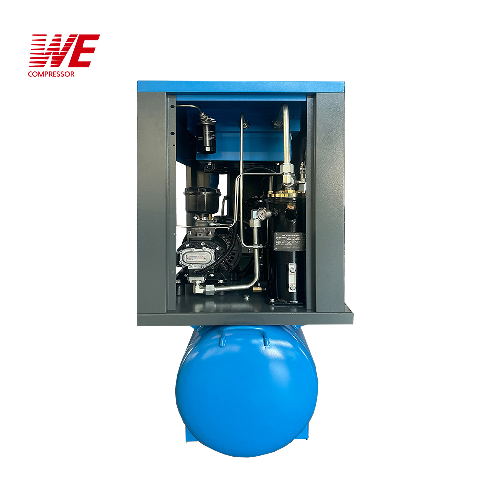 Quiet Efficient Rotary Screw Technology 7.5KW Variable Speed All In One Screw Air Compressor - Image 2