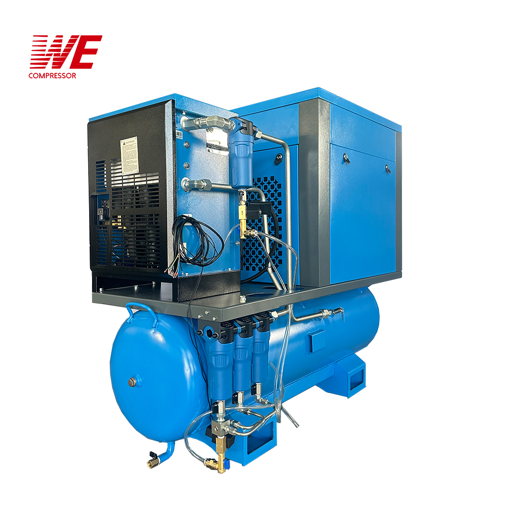 Quiet Efficient Rotary Screw Technology 7.5KW Variable Speed All In One Screw Air Compressor - Image 5
