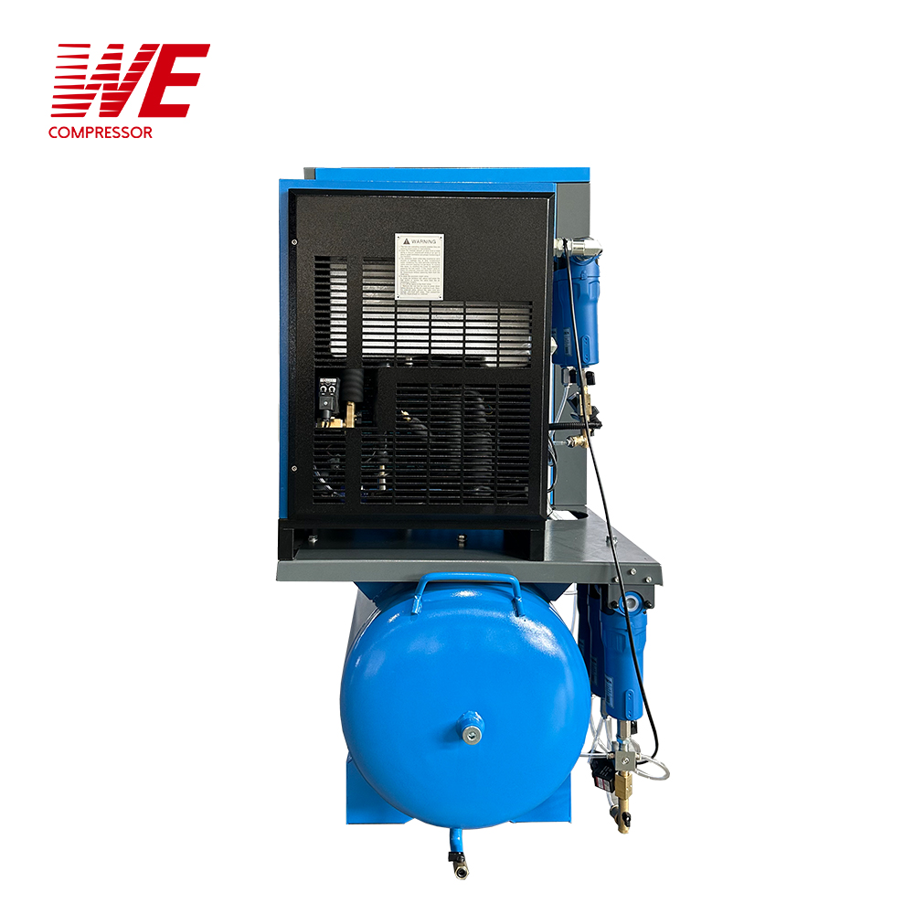 20HP 16Bar Pressure Laser Cutting Machine Fix Speed Combined Screw Air Compressor With Air Dryer - Image 3